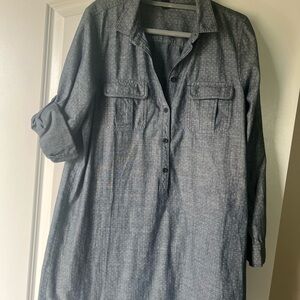 J. Crew Dark Gray Casual Button-Down Shirt